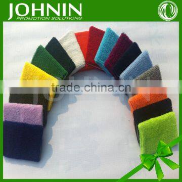 Sport Production Custom Size Colorful Spandex Cotton Wristband