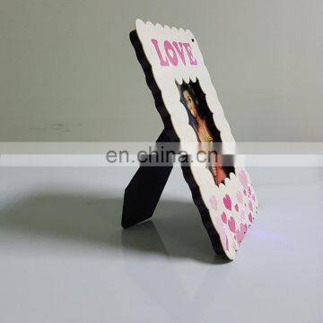 good quailty led light up adjustable picture frame with Push button or pull tab