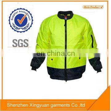 Hi-Vis Classic reflective Jacket bomber jacket men plain bomber jacket