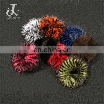China Supplier Real Mink Fur Elastic Hair Ring Accessories