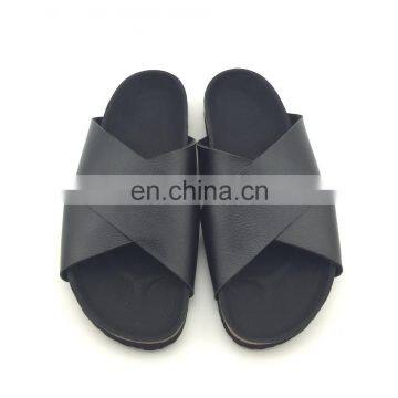 Wholesale Birken Cork Sandal Leather Stock Slippers Mens Oxford Slipper photo-2