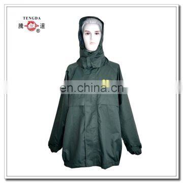 raincoat factory OEM top grade waterproof jackets with trousers