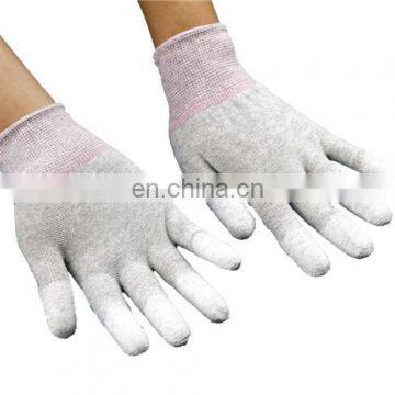 Quality Carbon Fiber Fingertip pu Coating Glove With Low Price photo-5