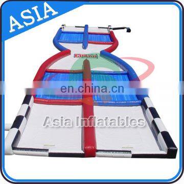 Zorb Ball Race Track , Inflatable CRISS CROSS TRACK