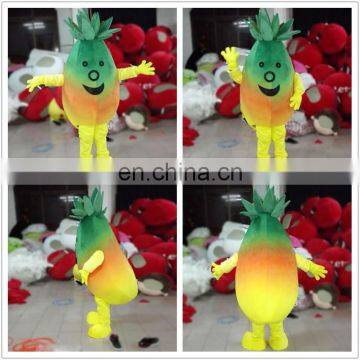 New design!!!HI fruit mascot costume,customized pineapple mascot costume for hot sale