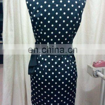 2016 Lepoard Print Silk Fabric Tailored Shape Cocktail Dresses With Silk Fabric for Summer and Autumn photo-2