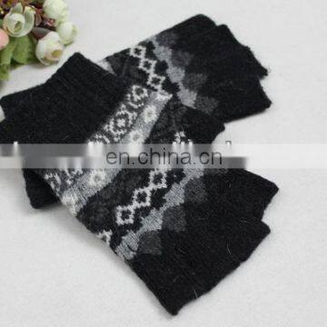half hand gloves knit gloves half finger cashmere gloves