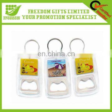 Cheap Acrylic Bottle Opener Keychain