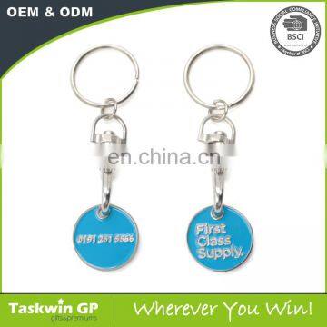 Shopping Trolley Coin Keychain / Token Coin keyring