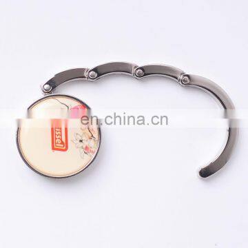 classial epoxy sticker bag and purse hanger for promotion