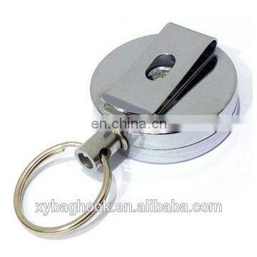 Logo Printing Metal Keychain Function Badge Reel Holders photo-2