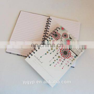 Cheap promotional customized wire bound notebook