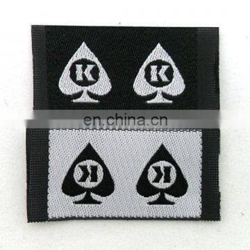 Fashion clothing label priting custom design woven label