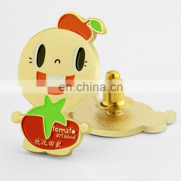 Factory directly sale customized enamel carton shape pin for badge