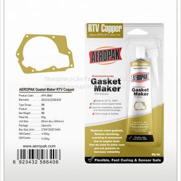 AEROPAK 85g Copper and Scarlet Hi-Temp RTV Gasket Maker