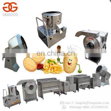 Hot Sale Small Scale Automatic Fresh Frozen Potato Sticks Maker Lays French Fries Making Machine Potato Chips Production Line photo-2