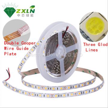 High brightness flexible IP20 rgb led strip 24v led rope light