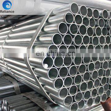 Beveled galvanized round steel tubing