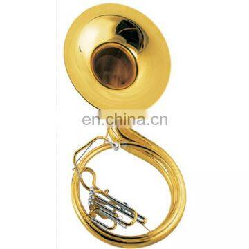 Golden brass sousaphone Bb for sale