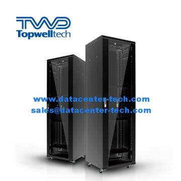 High Quality Customize Glass Door 42U Network Server Rack Cabinet For Data Center