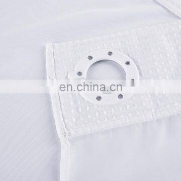 Factory Direct New Custom Hookless Polyester White Shower Curtain for Hotel Shower Curtain Liner photo-5