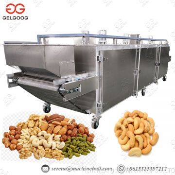 Continuous Pumpkin Seeds Roaster Nuts Roasting Machine Cashew Nuts Roasting Line