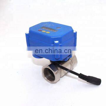 CWX-15N 9V 12V DC9-24V DN10 DN15 Motorized Irrigation Valve With Timer Drain photo-4