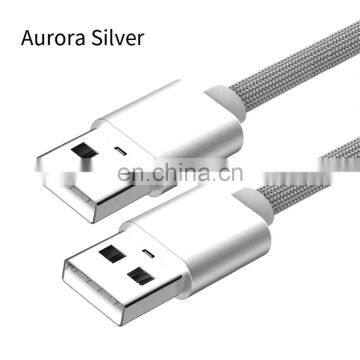 Dual head USB data line male to public mobile hard disk connector