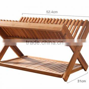 Accept OEM Bamboo Dish Rack,bamboo Bowls Rack