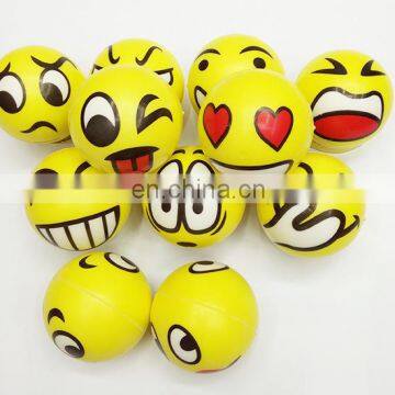 Multiple Promotion Gift Toys Smiley Anti Stress Soft PU Foaming Ball photo-4