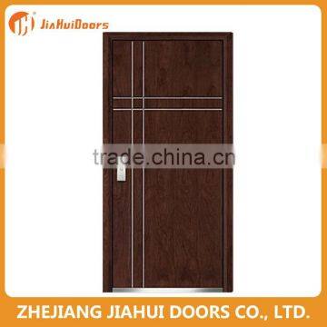 steel wooden door