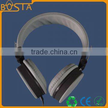 Top Quality Funny Stylish Popular Unique Design Cool Grey Leather Headphone photo-5