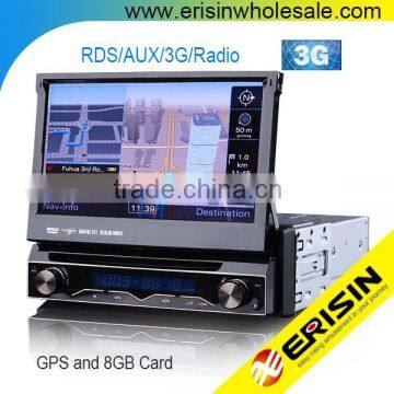 Erisin ES1088M 7" MTK Single Din Car Radio DVD GPS Bluetooth