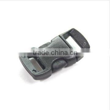 100 Pcs 3/8" Contoured Curved Side Release Plastic Buckle for Paracord Bracelet photo-2