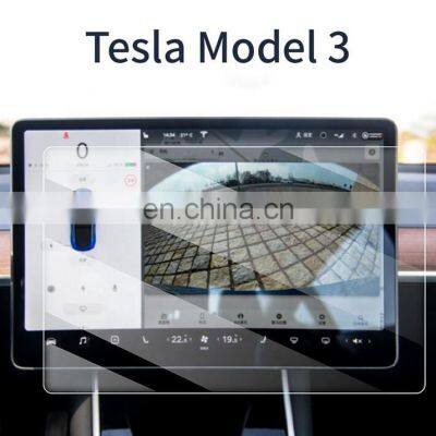 15inch Model 3 Center Control Touch Screen 2.5D Car GPS Navigation Tempered Glass Screen Protector for Tesla Model 3 photo-2
