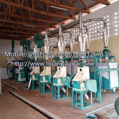 Automatic Rice Milling Machine/ Rice Maize Corn Grinder Machine/10T 30T 50T 80T Agricultural Grain processing line