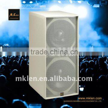 white double 15inch subwoofer speaker