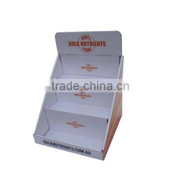 Custom Design Printing Folded Cardboard Candy Counter Displays Boxes/lipstick counter display box