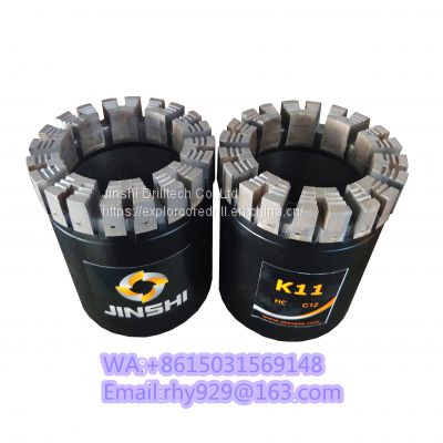 AQ BQ NQ HQ PQ all sizes of impregnated diamond core drill bits for hard rock