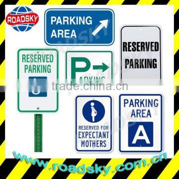 Parking Meaning Of Road Signs With Aluminum Board And Reflective Film