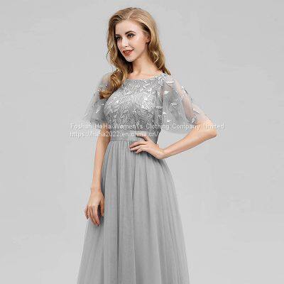 Large size evening dress Square collar sequined Princess dress Birthday quinceanera PROM evening dress