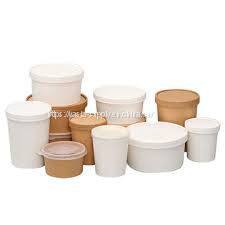 Takeaway white paper bowl price disposable bowls soup food bowls