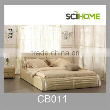 2014 new products luxury bedroom sets bedding set pu bed