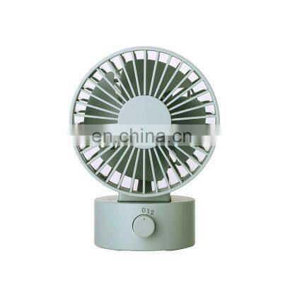 Standing Plastic table cooler rechargeable usb portable mini fan with battery