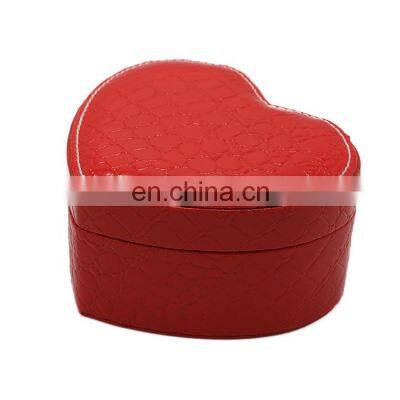 High-grade Multi-functional Red Color Packaging Box PU Leather Jewelry Storage Box