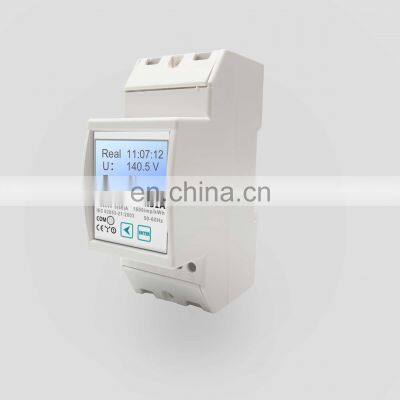 Electric Prepaid Meter Single Phase Smart Electricity Meter Din Rail Energy Meter WIFI Digital Wattmeters photo-5