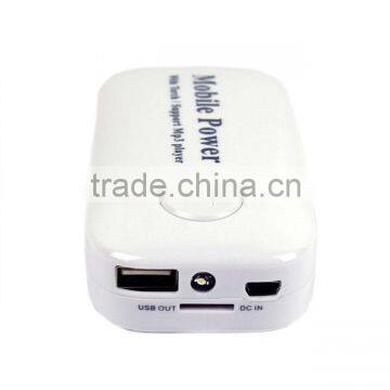 2013 high-Capacity 5000mAh Mobile Power Bank for Mobile Phone/MP4/iPhone/iPad