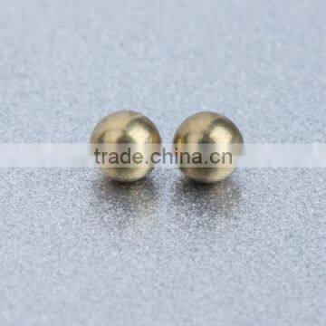 fashion Jewelry findings Smooth Brass Beads