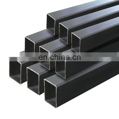 Black carbon fiber steel welded square steel tube