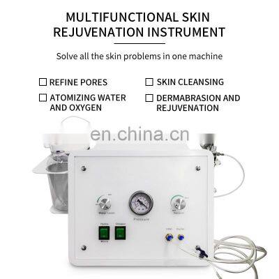 3 In1 Diamond Microdermabrasion Hydra Beauty Machine Facial Peeling Suction Oxygen Jet Skin Rejuvenation Dermabrasion Instrument
